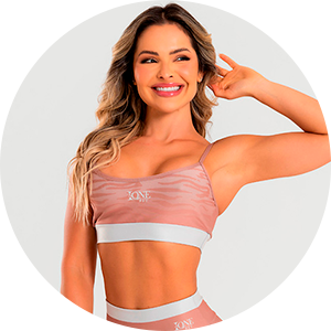 brilhante frente top